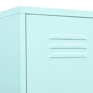 Berkfield Locker Cabinet Mint 35x46x180 cm Steel