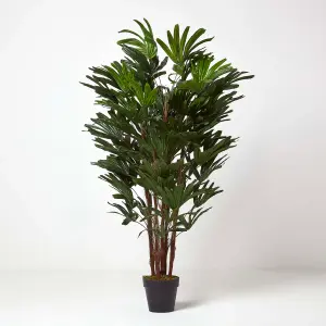 Homescapes Artificial Rhapis Excelsa Palm Tree, 150 cm Tall