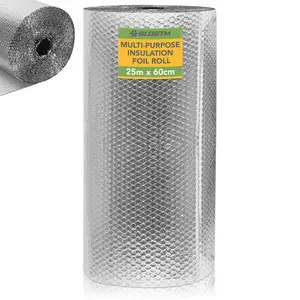 BLOSTM Multi-Purpose Foil Insulation Roll 0.6M X 25M