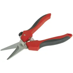 High-Quality 190mm Universal Shears with Safety Lock and Spring-Loaded Handles