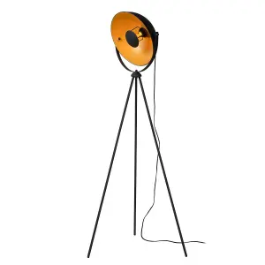 Lucide Alvaro Modern Tripod Floor Lamp - 1xE27 - Black