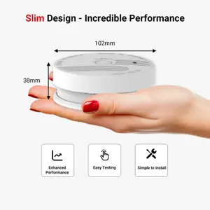 SAFE-TECH Standalone Smoke Detector With 18 Months Replaceable Battery