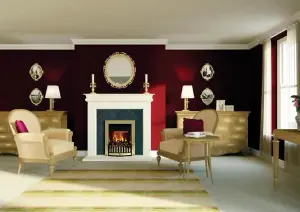 Dimplex Danville OptiMyst Smoke & Flame effect Brass Model DNV20BR Inset Fire Place