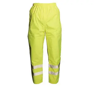 EXTRA LARGE Hi Vis Trousers XL 36 Class 1 Work Pants Waterproof Outdoor Wear