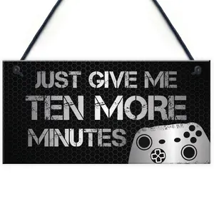 Funny Gaming Sign For Bedroom Novelty Gaming Accessories Birthday Gift Brother Son