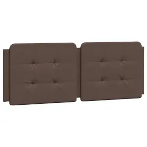 Berkfield Bed Frame without Mattress Brown 140x190 cm Faux Leather