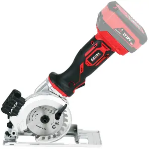 Excel 18V 115mm Mini Circular Saw with 1 x 2.0Ah Battery & Charger