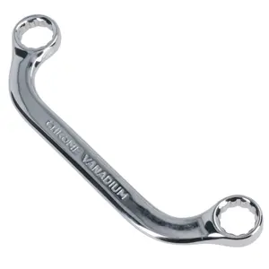 18mm + 19mm Half Moon Ring C Obstruction Spanner Wrench 12 Sided Bi-hex