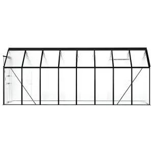 Berkfield Greenhouse Anthracite Aluminium 9.31 m2