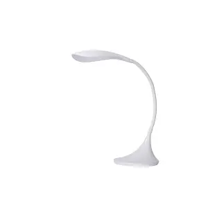 Lucide Emil Modern Desk Lamp - LED Dim. - 1x4,5W 3000K - White