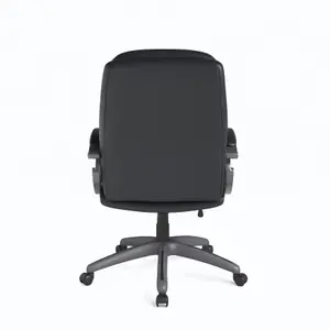 Mayfield Office Chair in Black Leather