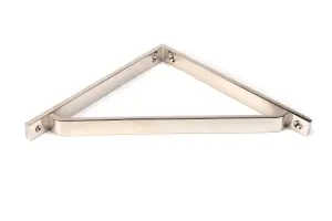 Polished Nickel Barton Shelf Bracket (200mm x 200mm)