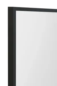 MirrorOutlet The Artus Black Aluminium Edged Wall Mirror 40CM X 60CM