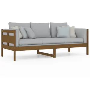 Berkfield Day Bed Honey Brown Solid Wood Pine 80x200 cm