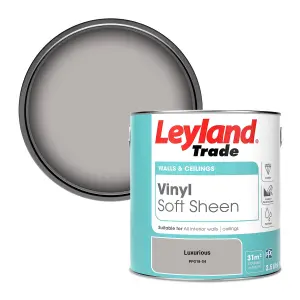 Leyland Trade Vinyl Soft Sheen Walls & Ceilings Emulsion Paint Luxurious (PPG18-04) - 2.5L