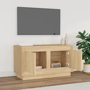 Berkfield TV Cabinet Sonoma Oak 80x35x45 cm Engineered Wood