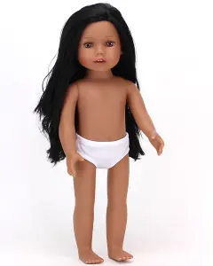 Sophia's by Teamson Kids 18" All Vinyl Dark Brown Hair Doll Brooklyn Brown Eyes