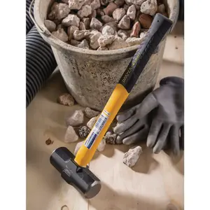 Draper Expert 1.8kg 4lb Fibreglass Short Shaft Sledge Hammer 9937