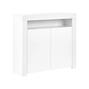 2 Door Sideboard LED White COVINA