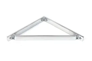 Polished Chrome Barton Shelf Bracket (200mm x 200mm)