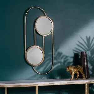 Paoletti Abstract Double Wall Mounted Mirror