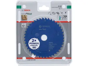 Bosch Professional Expert Circular Saw Blade for Cordless Saws - Wood, 140x1.8/1.3x20 T42