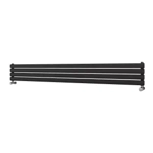 Ximax Champion FORH1164600A Anthracite Gas Horizontal Designer Radiator, (W)1800mm x (H)236mm