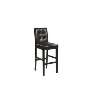 Ferrigno Upholstered Counter Stool with Solid Wood Frame