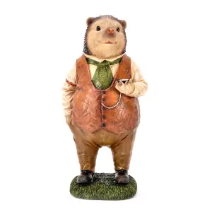 Country Living Suited Hedgehog Ornament