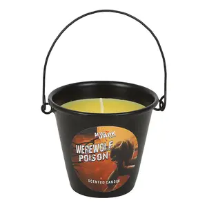 Something Different Werewolf Poison Bucket Scented Candle Black/Orange/White (One Size)