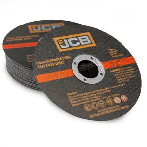 JCB Metal Cutting Discs 115mm (4 1/2'') x 1.2 x 22.23mm, 20 Pack  JCB-SSCUT115-1.2-20PK