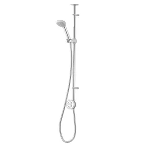 Aqualisa Smart Link Exposed valve Gravity-pumped Ceiling fed Smart Digital 4-spray pattern Shower with Adjustable shower head