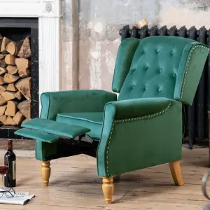 Annapoli Recliner Armchair - Green