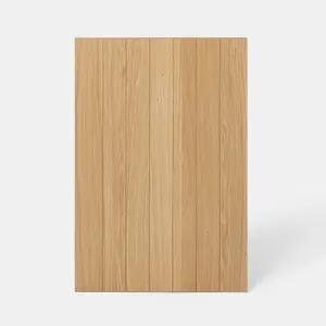 GoodHome Verbena Natural oak shaker Standard Clad on end panel (H)934mm (W)640mm