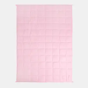 Weighted Blanket Supersoft Stress Anxiety Relief, Pink/Lilac - 3kg 100 x 150cm