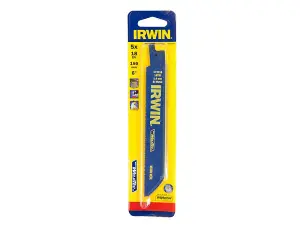 IRWIN 618R Sabre Saw Blade Metal Cutting 150mm 18 TPI Pack of 5