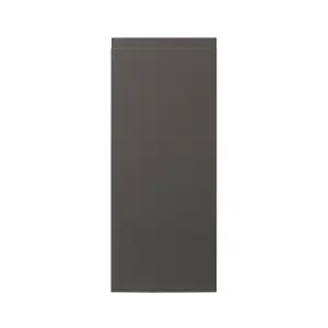 GoodHome Garcinia Integrated handle Gloss anthracite Highline Cabinet door (W)300mm (H)715mm (T)19mm