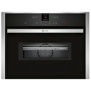 NEFF C17MR02N0B Built-in Compact Oven with microwave - Stainless steel