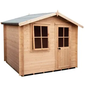 7 x 7 Ft. Avesbury 19 mm Log Cabin No