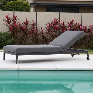 Luna Outdoor Fabric Sun Lounger