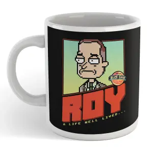 Official Rick and Morty Roy - A Life Well Lived Mug 100% Ceramic, Dishwasher Safe