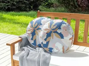 Set of 2 Outdoor Cushions VEREZZI Multicolour