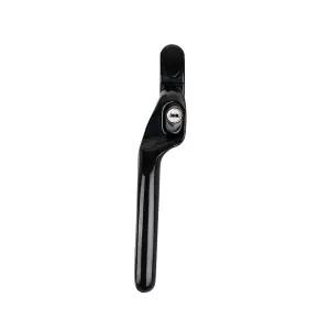 Timber Series Connoisseur MK2 Offset Locking Espag Window Handle - Black (Left Hand)