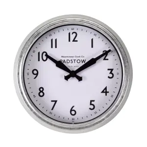 Smart Garden Padstow Contemporary Round Wall hung Garden clock