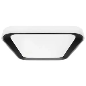 Milagro Quadro LED Ceiling Lamp  Black 40cm Stylish Modern Powerful Economical Full Remote Control