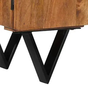 vidaXL TV Cabinet 140x30x46 cm Solid Mango Wood