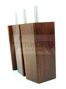 4x REPLACEMENT FURNITURE LEGS SOLID WOOD 110mm HIGH SOFAS CHAIRS SETTEE CABINETS LEGS M10 TSP2055