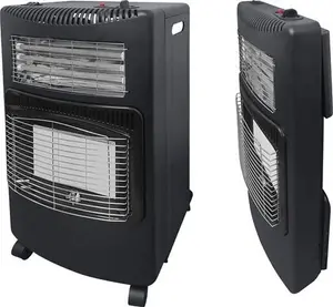 AMOS Black Portable Calor Gas And Electric Heater 1600W