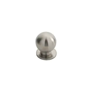 Small Solid Ball Cupboard Door Knob 30mm Dia Stainless Steel Cabinet Handle