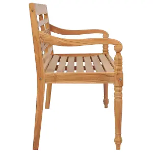 Berkfield Batavia Bench 120 cm Teak